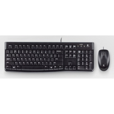 LOGITECH MK120 teclado + mouse PRETO