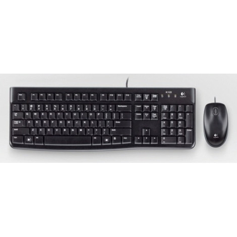 LOGITECH MK120 teclado + mouse PRETO