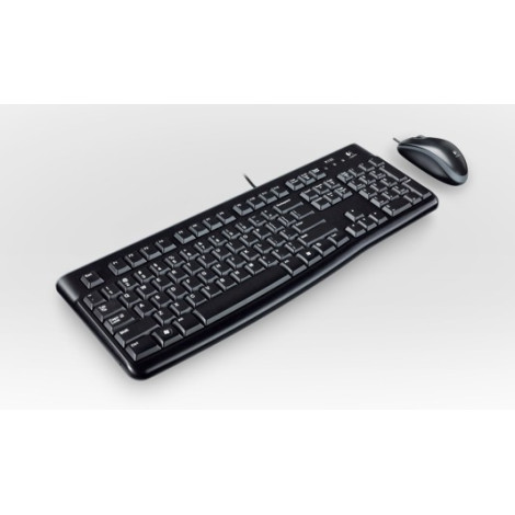 LOGITECH MK120 teclado + mouse PRETO