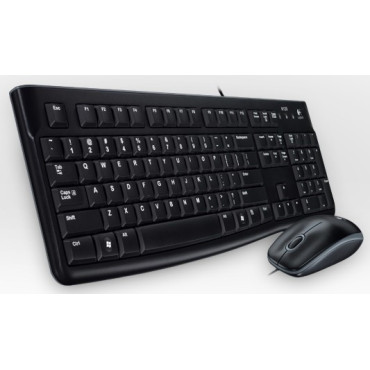 LOGITECH MK120 teclado + mouse PRETO