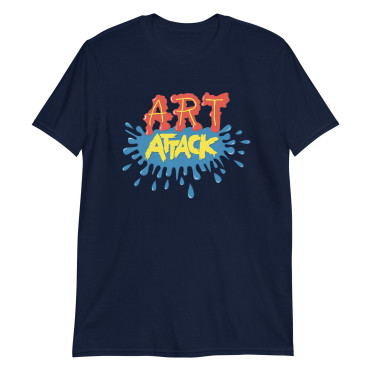 T-shirt Cores do logótipo Art Attack