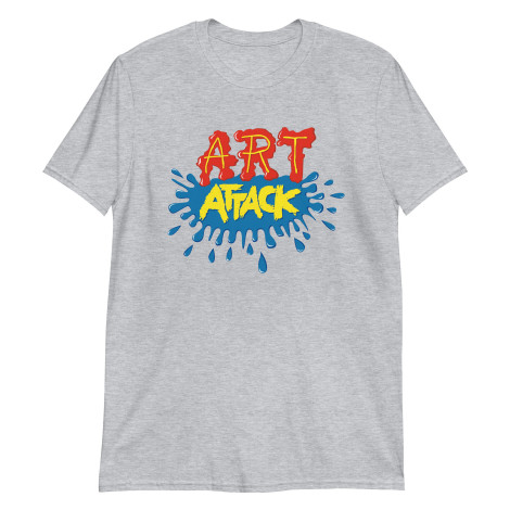 T-shirt Cores do logótipo Art Attack