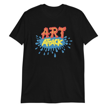 T-shirt Cores do logótipo Art Attack