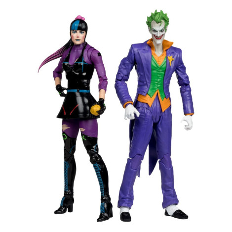 Figuras do Coringa e da Punchline 18 Cm Dc Multiverso