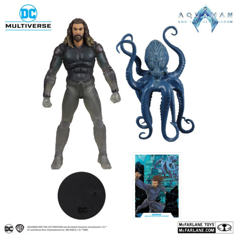 Dc Multiverse Aquaman Figure (Stealth Suit With Topo) (Gold Label) 18 Cm Aquaman And The Lost Kingdom