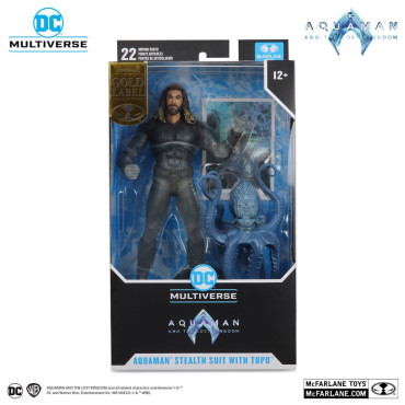 Dc Multiverse Aquaman Figure (Stealth Suit With Topo) (Gold Label) 18 Cm Aquaman And The Lost Kingdom