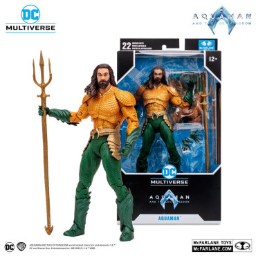 Dc Multiverso Aquaman Figura 18 Cm Aquaman E O Reino Perdido