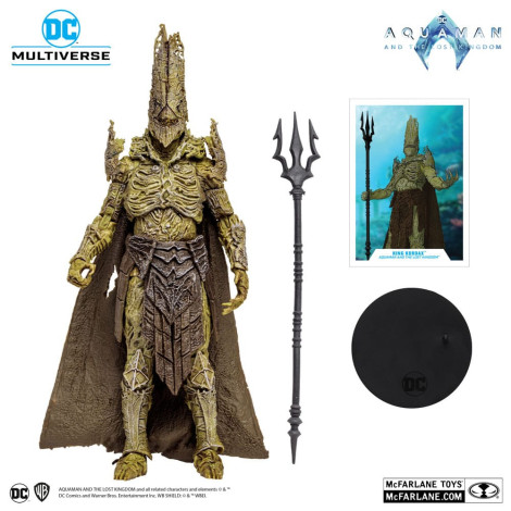 Dc Multiverso Rei Kordax 18 Cm Aquaman e o Reino Perdido Figura