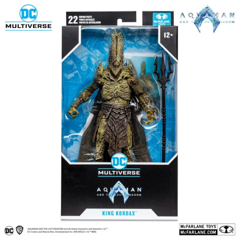 Dc Multiverso Rei Kordax 18 Cm Aquaman e o Reino Perdido Figura