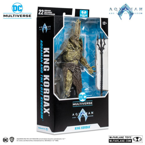 Dc Multiverso Rei Kordax 18 Cm Aquaman e o Reino Perdido Figura