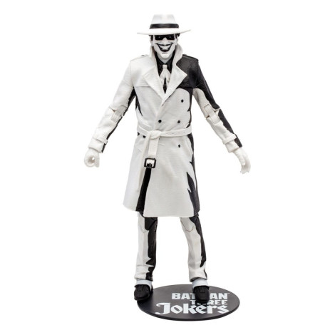 Figura O Joker: O Comediante Edição Sketch (Etiqueta Dourada) 18 Cm Batman: Três Jokers Dc Multiverso