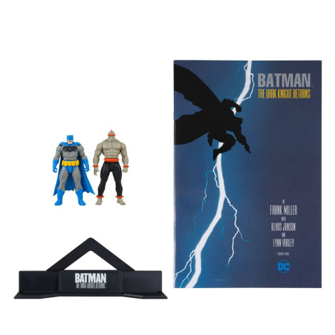 Figuras e banda desenhada Batman (Azul) e Líder Mutante (Dark Knight Returns 1) 8 Cm Dc