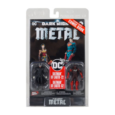 Figuras e banda desenhada Batman Quem Ri e Morte Vermelha (Noites de Trevas Metal 1) 8 Cm Dc