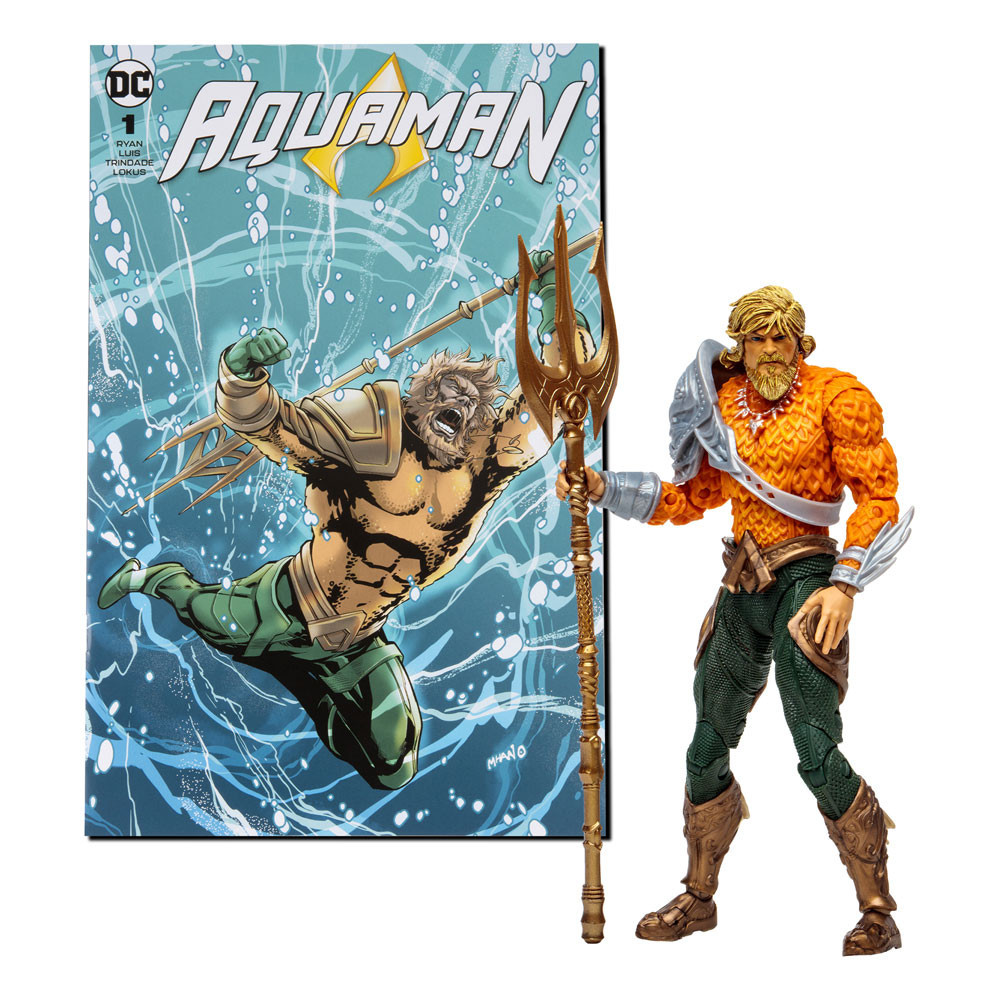 Figura e banda desenhada Aquaman (Aquaman) 18 Cm Dc