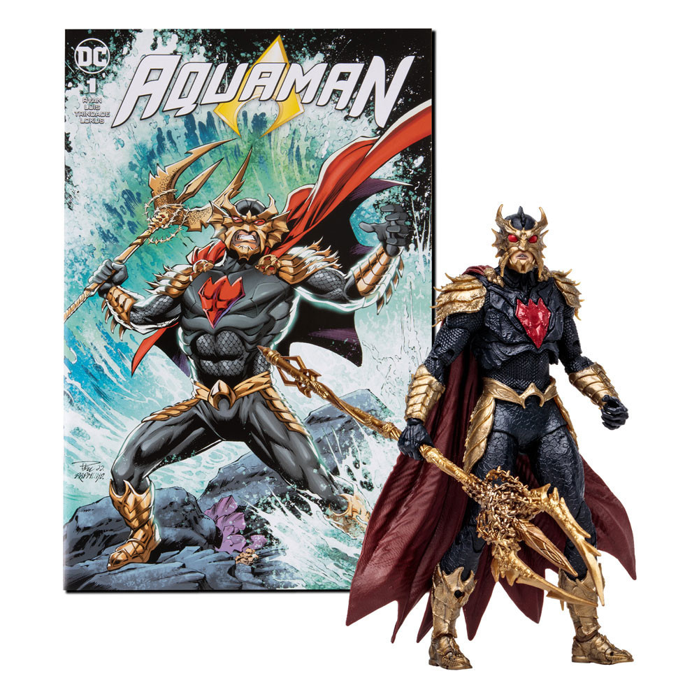 Furadores de páginas Dc Diret de 18 cm para figuras e banda desenhada Ocean Master (Aquaman)