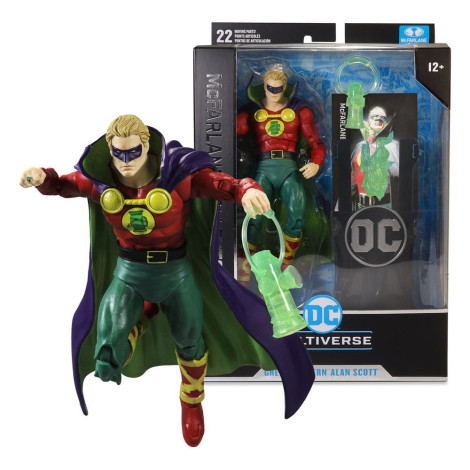 Lanterna Verde Alan Scott (Dia da Vingança) Figura 2 18 Cm Dc Mcfarlane Edição de Colecionador