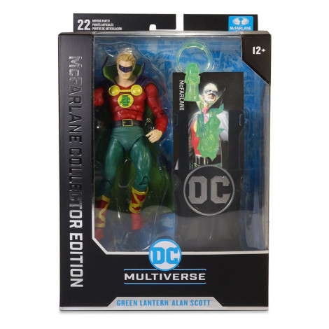 Lanterna Verde Alan Scott (Dia da Vingança) Figura 2 18 Cm Dc Mcfarlane Edição de Colecionador