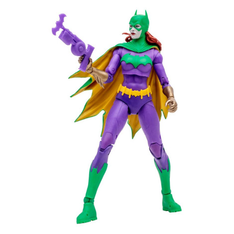 Figura Batgirl Coringa (Três Coringas) (Etiqueta Dourada) 18 Cm Dc Multiverso