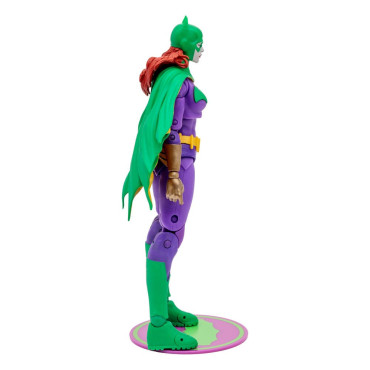 Figura Batgirl Coringa (Três Coringas) (Etiqueta Dourada) 18 Cm Dc Multiverso