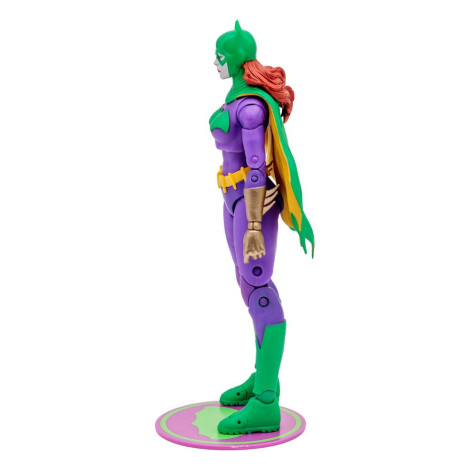 Figura Batgirl Coringa (Três Coringas) (Etiqueta Dourada) 18 Cm Dc Multiverso