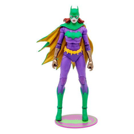 Figura Batgirl Coringa (Três Coringas) (Etiqueta Dourada) 18 Cm Dc Multiverso