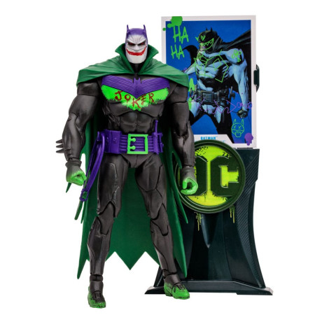 Batman Figura (Batman: Cavaleiro Branco) (Coringa) (Etiqueta Dourada) 18 Cm Dc Multiverso