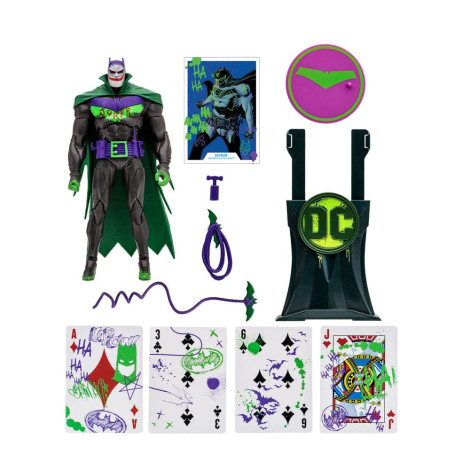 Batman Figura (Batman: Cavaleiro Branco) (Coringa) (Etiqueta Dourada) 18 Cm Dc Multiverso