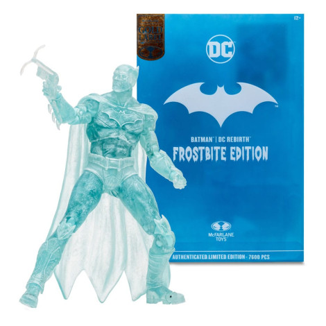 Batman (Dc Rebirth) Edição Frostbite (Etiqueta Dourada) 18 Cm Figura Multiverso Dc