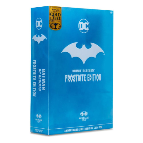 Batman (Dc Rebirth) Edição Frostbite (Etiqueta Dourada) 18 Cm Figura Multiverso Dc