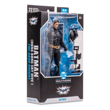 Figura Batman (O Cavaleiro das Trevas) (Sky Dive) 18 Cm Dc Multiverso