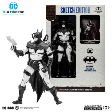 Batman Figure By Todd Mcfarlane Sketch Edition (Gold Label) 18 Cm Dc Multiverse