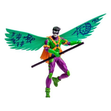 Figura do Robin Vermelho com Coringa (Novos 52) (Etiqueta Dourada) 18 Cm Dc Multiverso