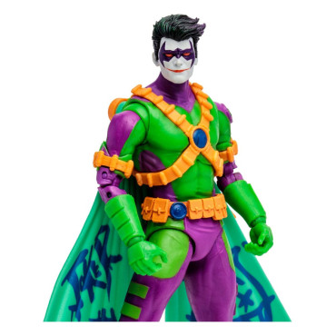 Figura do Robin Vermelho com Coringa (Novos 52) (Etiqueta Dourada) 18 Cm Dc Multiverso