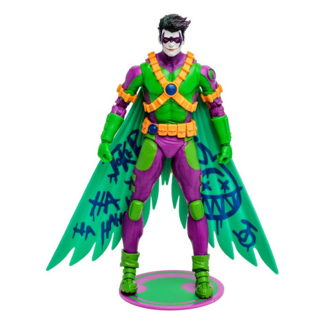 Figura do Robin Vermelho com Coringa (Novos 52) (Etiqueta Dourada) 18 Cm Dc Multiverso