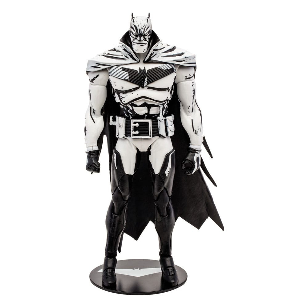 Figura do Batman Edição Sketch (Batman: Cavaleiro Branco) (Etiqueta Dourada) 18 Cm Dc Multiverso