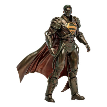 Figura do Superboy Prime (Patina) (Etiqueta Dourada) 18 Cm Dc Multiverso