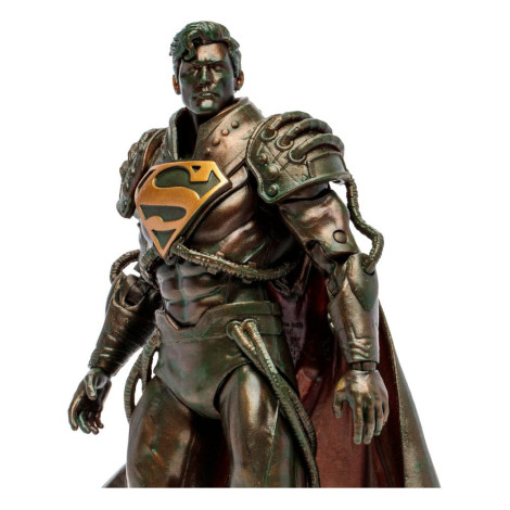 Figura do Superboy Prime (Patina) (Etiqueta Dourada) 18 Cm Dc Multiverso