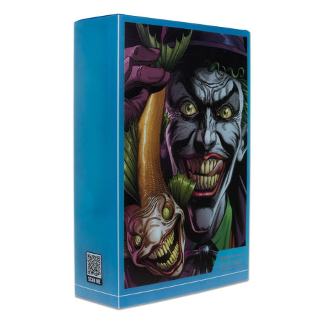 Figura do Coringa (Batman: Três Coringas) (Frostbite) (Etiqueta Dourada) 18 Cm Dc Multiverso