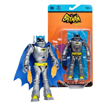 Batman 66 Figura do Batman Robô (Comic) 15 Cm Dc Retro