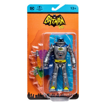 Batman 66 Figura do Batman Robô (Comic) 15 Cm Dc Retro