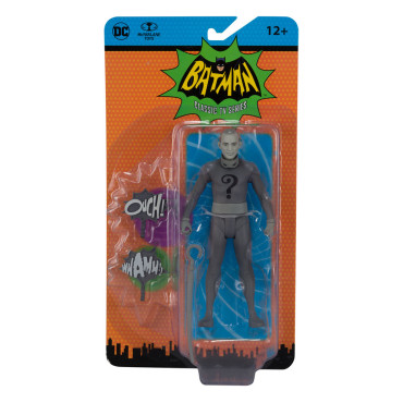 Batman 66 O Charada (Variante TV Preto e Branco) 15 Cm Dc Retro Figure