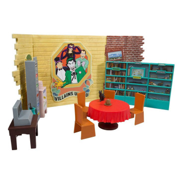 Playset Batman 66 Covil dos Vilões Dc Retro