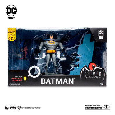 Batman A Série Animada (Etiqueta Dourada) 18 Cm Figura Multiverso Dc