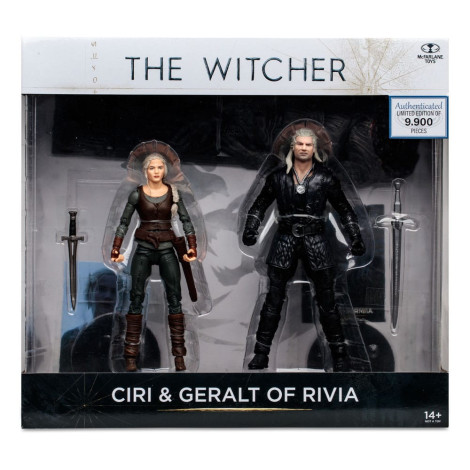 Figura de Geralt e Ciri (Netflix Season 3) 18 Cm The Witcher