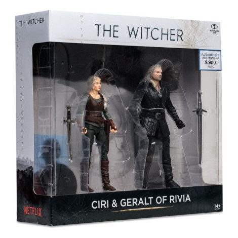 Figura de Geralt e Ciri (Netflix Season 3) 18 Cm The Witcher