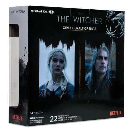 Figura de Geralt e Ciri (Netflix Season 3) 18 Cm The Witcher