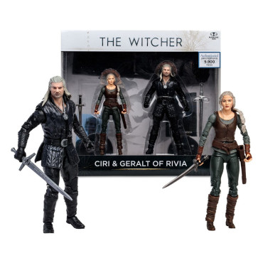 Figura de Geralt e Ciri (Netflix Season 3) 18 Cm The Witcher