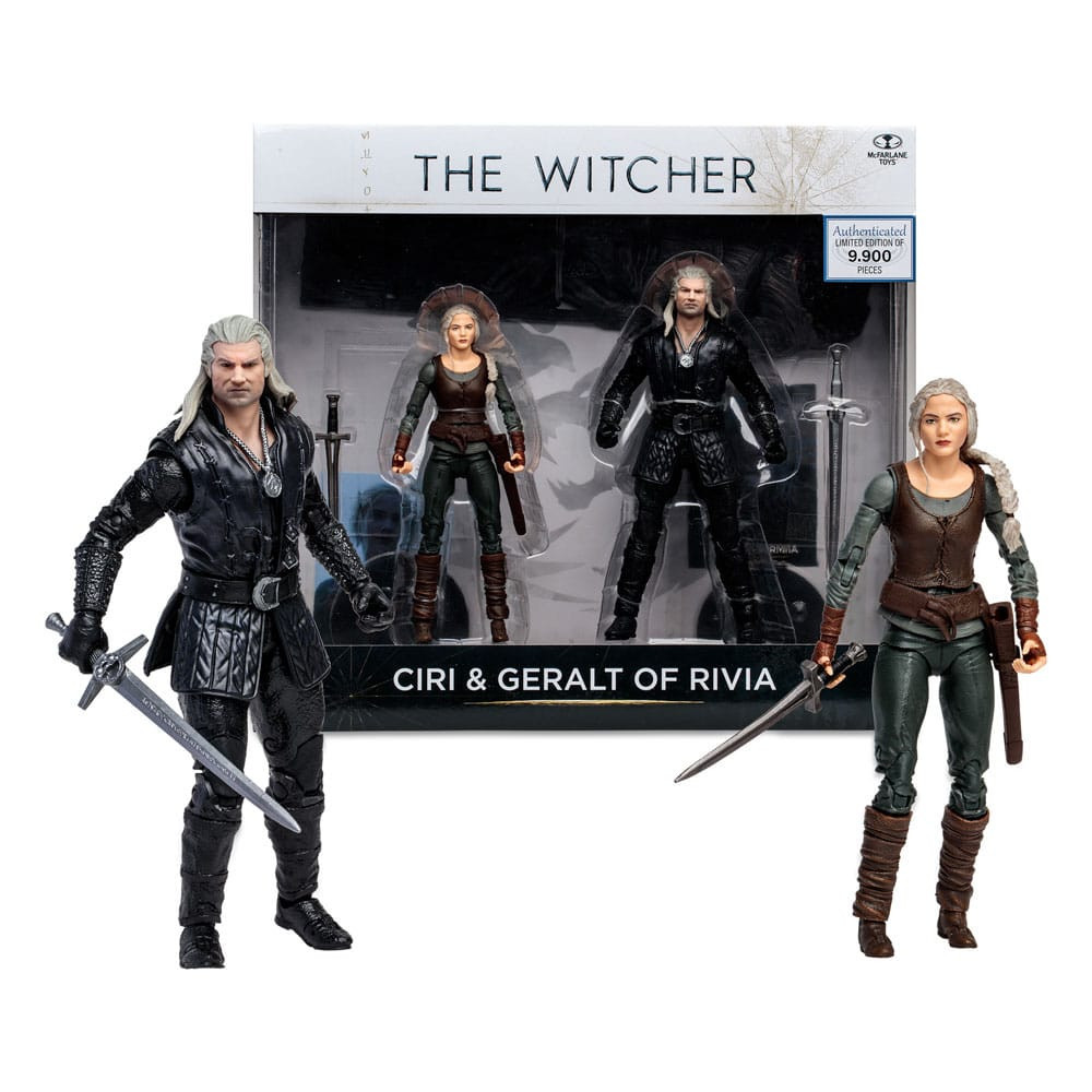 Figura de Geralt e Ciri (Netflix Season 3) 18 Cm The Witcher