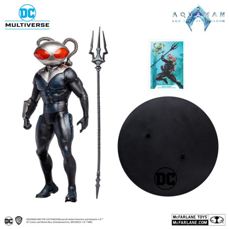 Megafig Dc Multiverso Manta Negra Figura 30 Cm Aquaman E O Reino Perdido