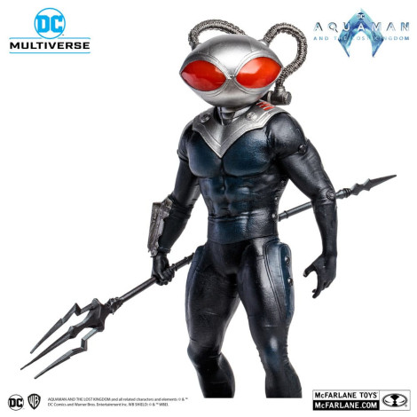 Megafig Dc Multiverso Manta Negra Figura 30 Cm Aquaman E O Reino Perdido